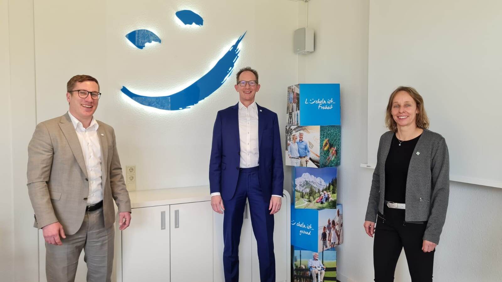 Ulf Doster, Ben Bake und Dr. Sonja Schaible. (Foto: Sanitätshaus Aktuell)