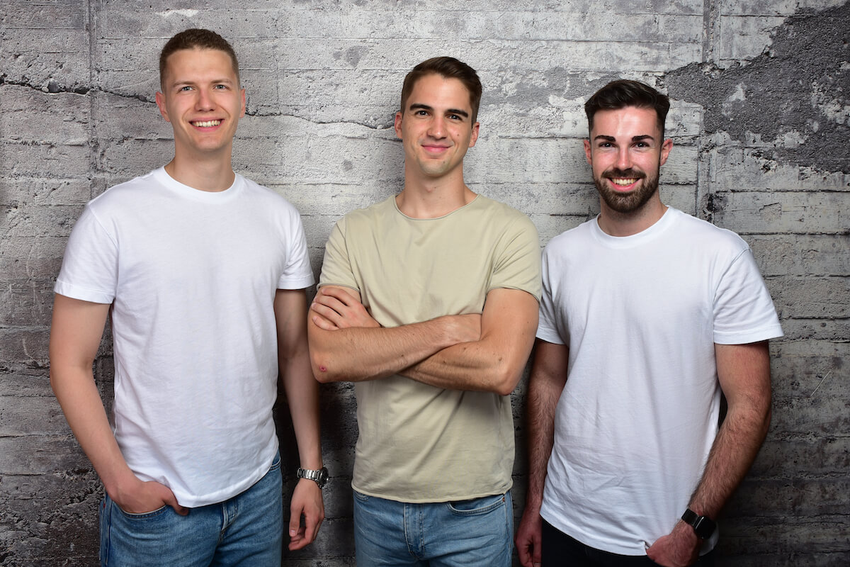 Sie haben Anni.care ins Leben gerufen (v.l.): Valentin Kronreif, Shane Füller und Thomas Seidl. (Foto: Healthbytes)