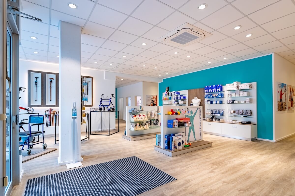 Neu gestaltet: das Sanitäshaus Brämer in Erftstadt. (Foto: jones-art.com)