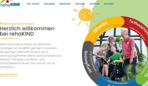 Neuer Auftritt: www.rehakind.com (Foto: Screenshot)