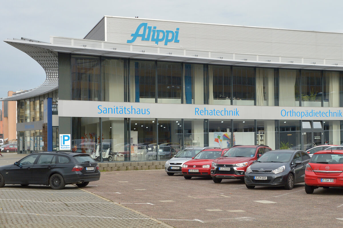 Die Zentrale des Sanitätshauses Alippi in Zwickau (Foto: Volkmar Heinz)