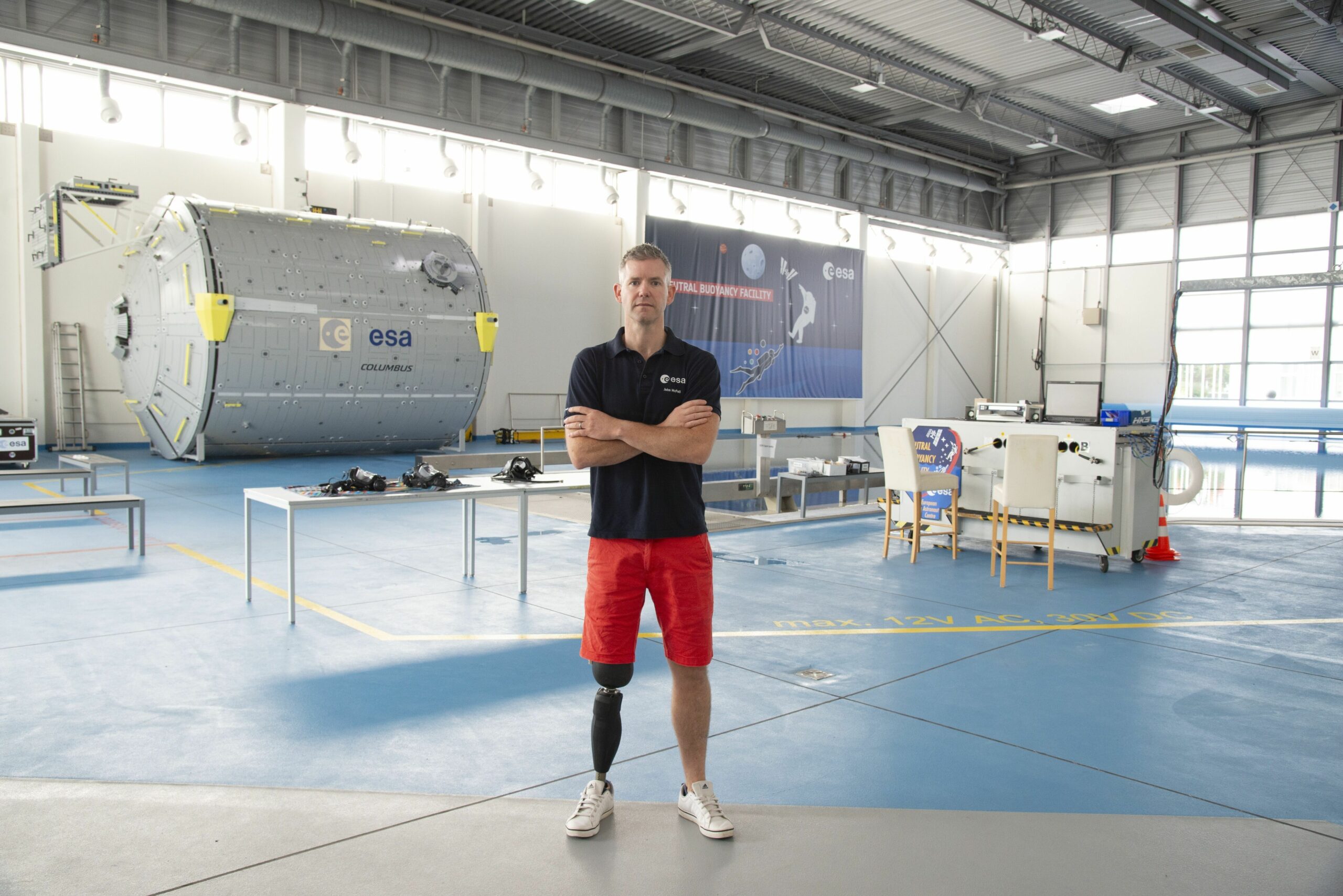John McFall spricht auf der OTWorld 2024 über seinen Wunsch, ein Astronaut zu sein. (Foto: OTW)